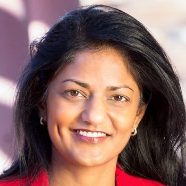 smiling headshot of Dr. Latha Palaniappan